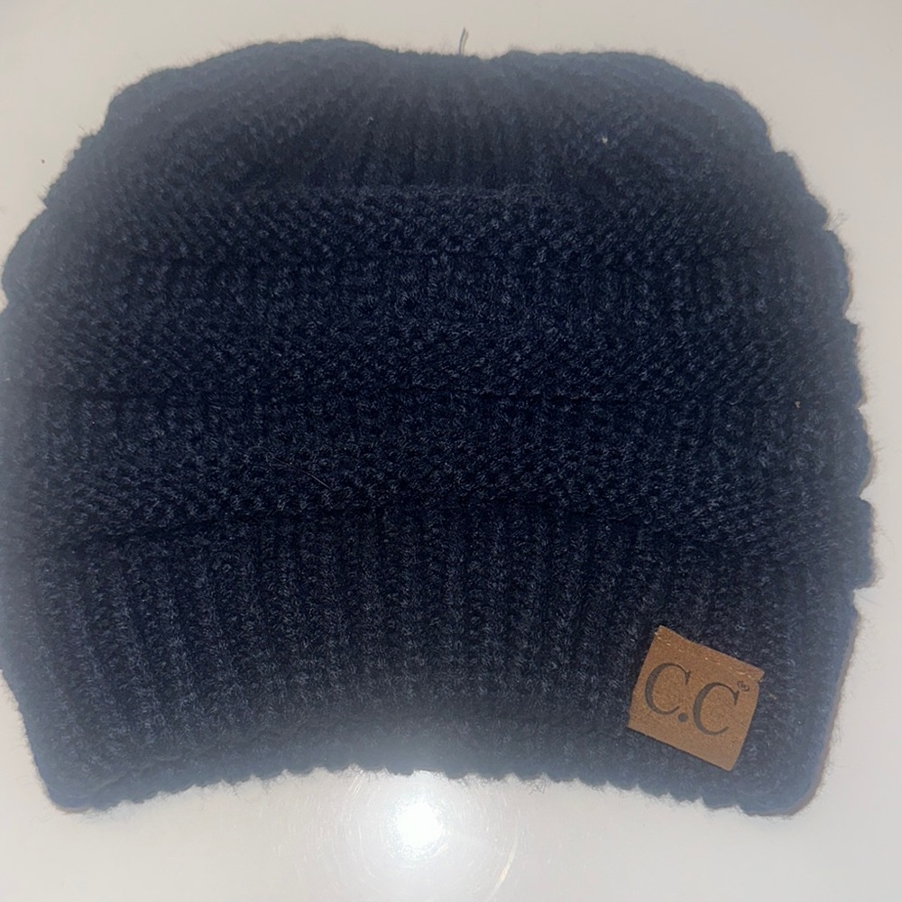 C.C  Knit Beanie - Dark Blue
